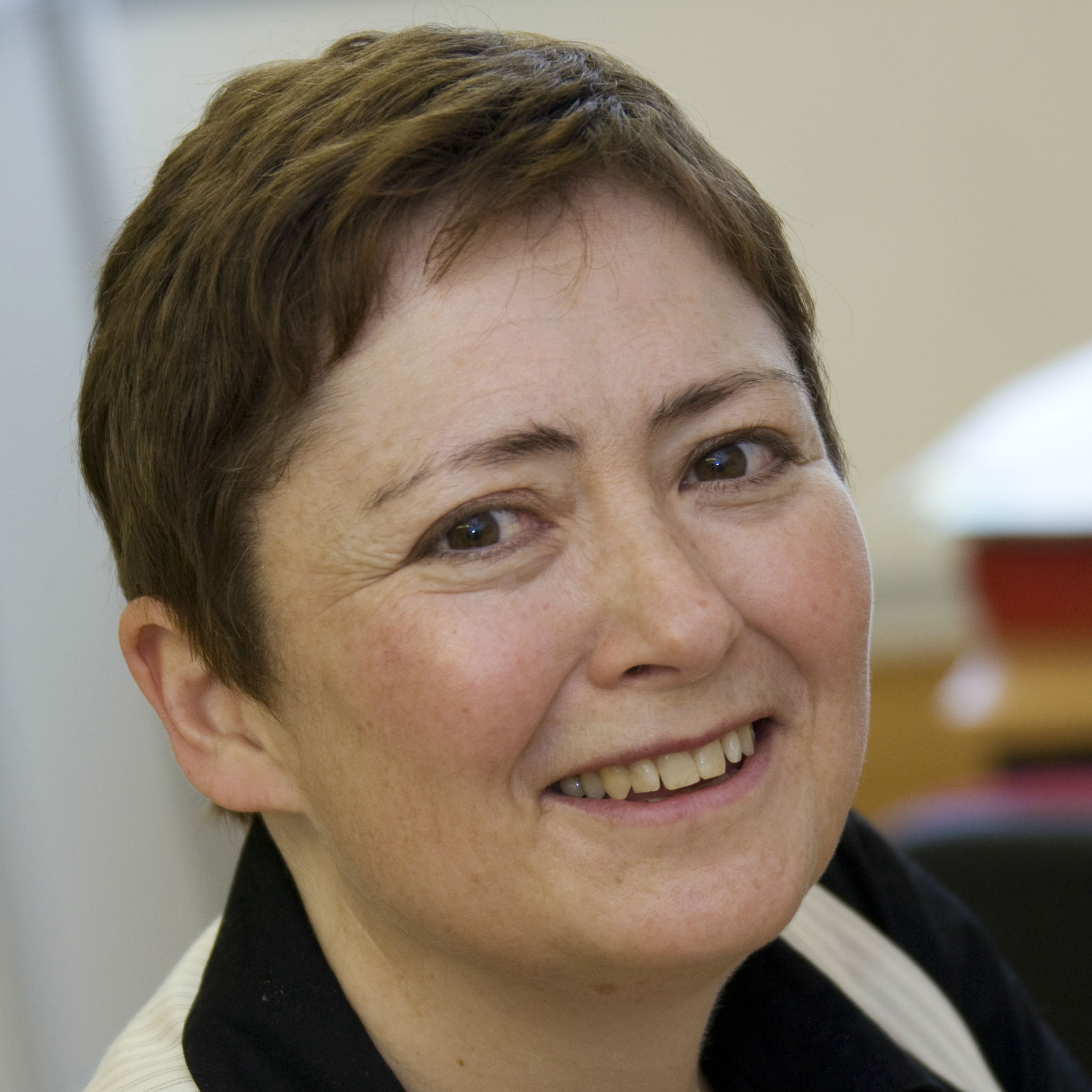 A headshot of Sue Avery