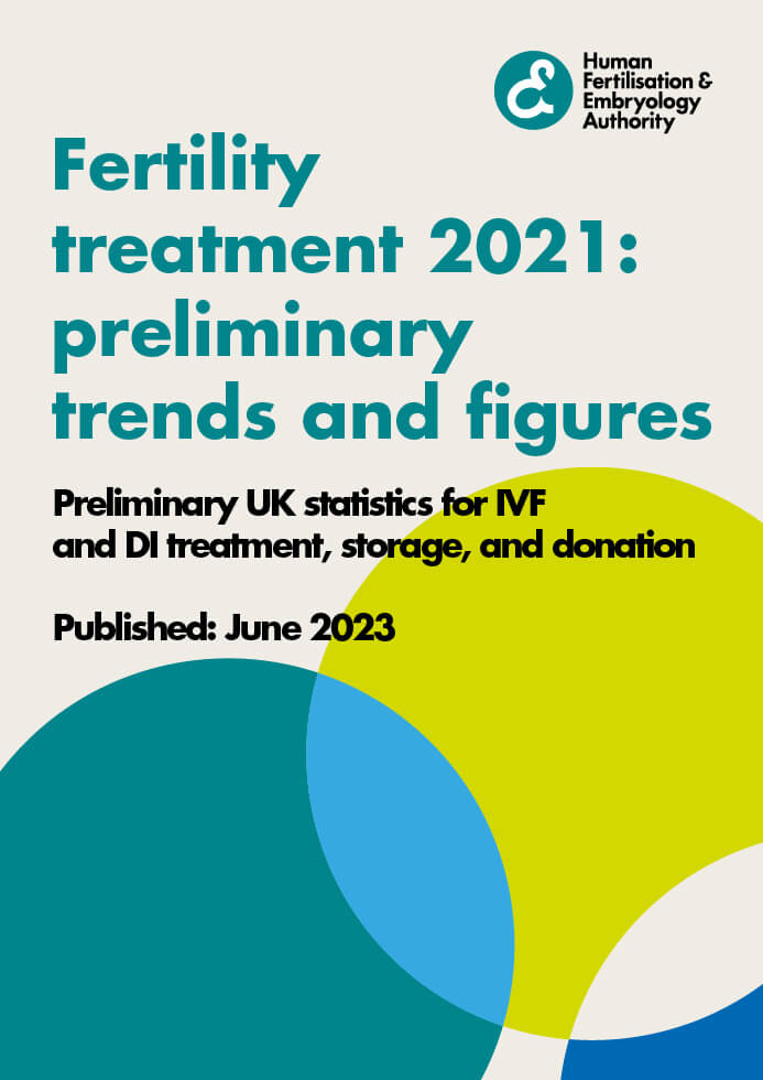 Fertility treatment 2021: preliminary trends and figures - cover image
