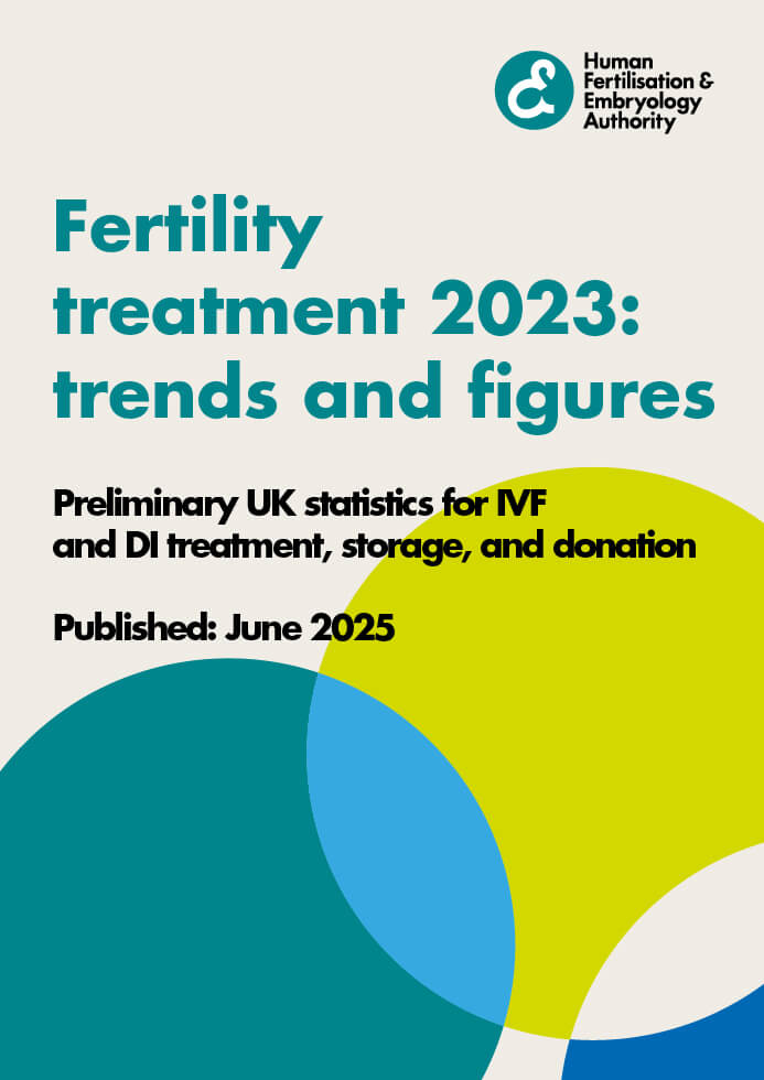 Fertility treatment 2023: trends and figures - cover image.