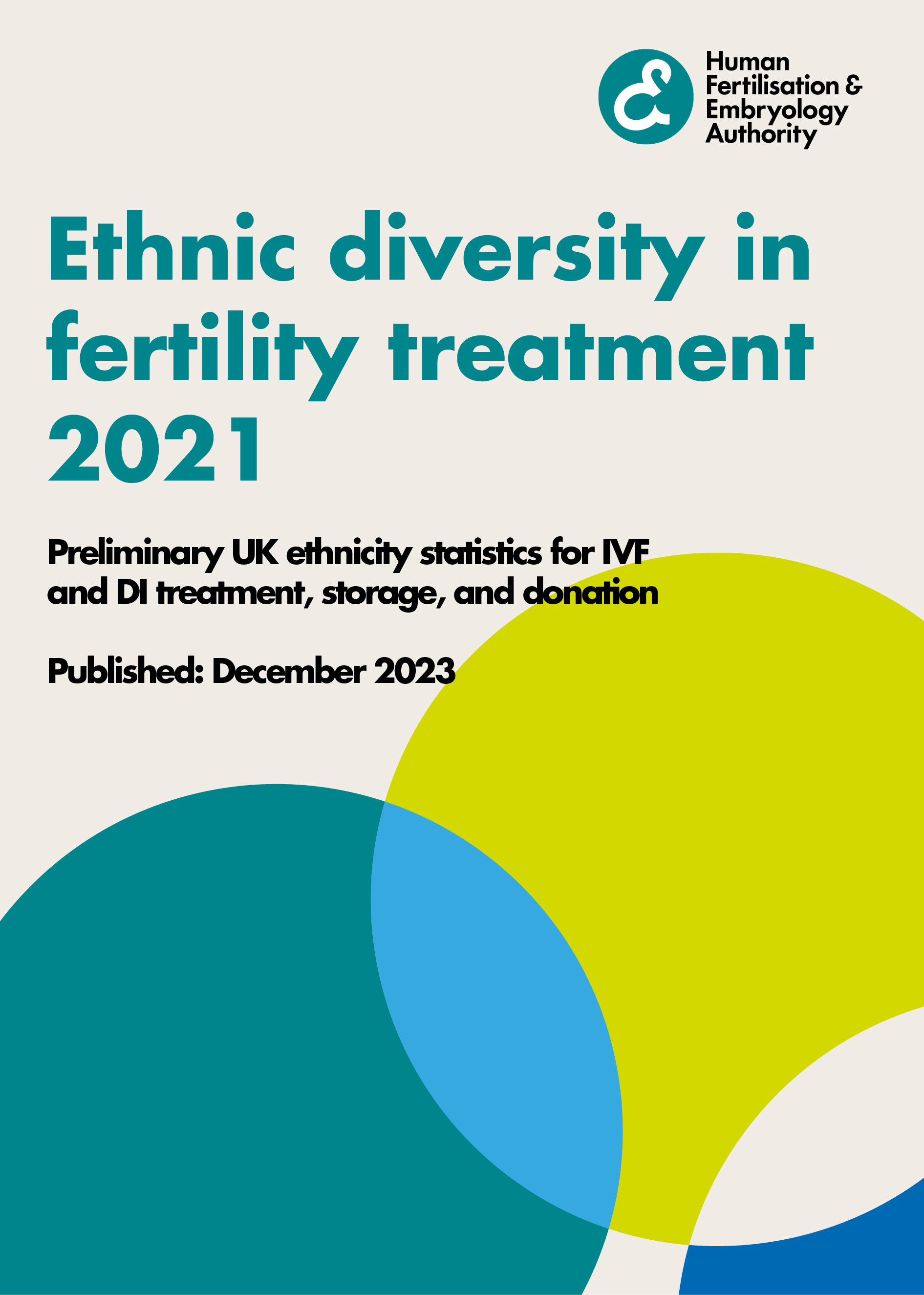 Ethnic diversity in fertility treatment 2021 - cover image